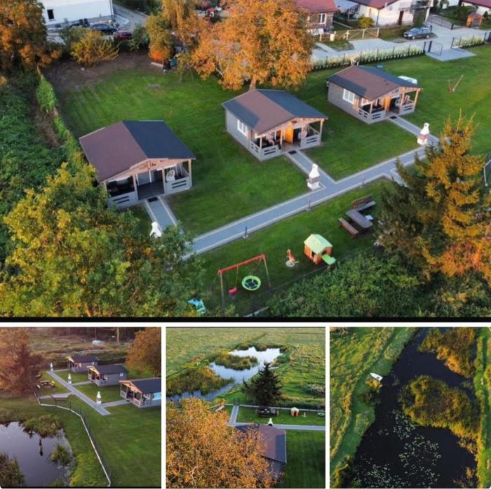 Sosnowy Zakątek Stegna- domki rodzinne blisko morza wędkowanie, rowery, plac zabaw