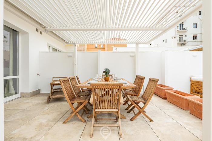 Bright Trieste Terrace Studio