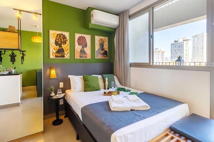 Apartamentos no Jardins com AC | Brazilian Corner