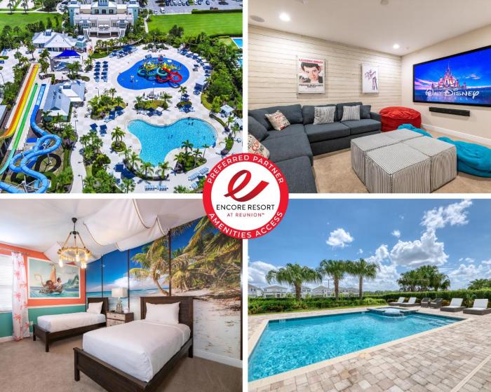 Modern Home With Pool Table Near Disney With Waterpark & Resort Access At Encore Resort - 7644Ff