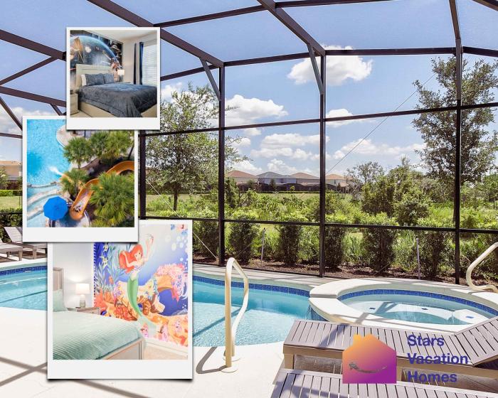 7643 Beautiful 6-Bedroom Family Home with Private Pool near Disney World