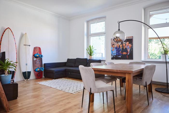 Apartament z wykuszem