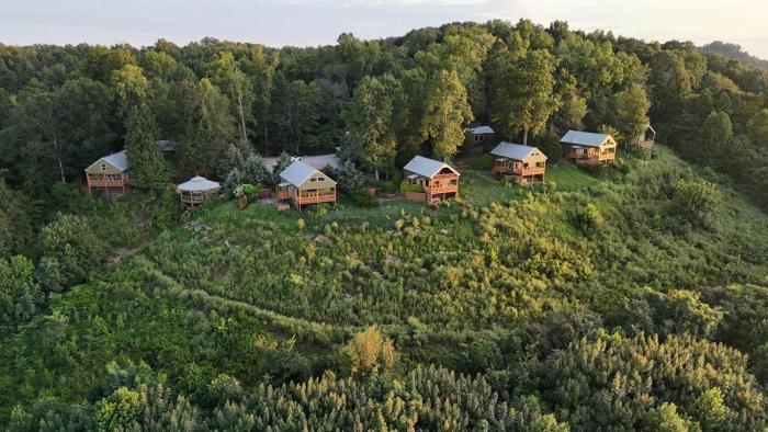 Wildflower Cabin with a private hot tub