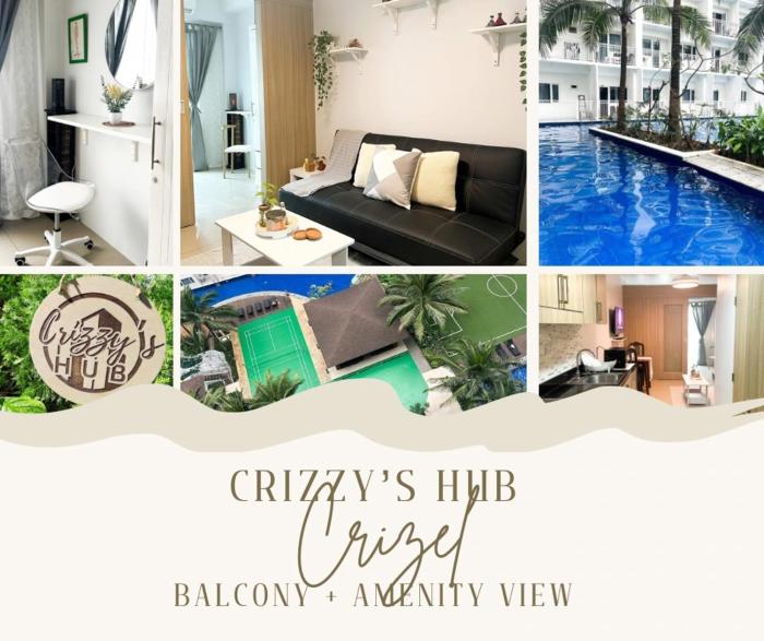 Crizzys Hub Crizel at Shore Residences - 1BR with Balcony and Amenity view - Netflix and Disney - Near MOA