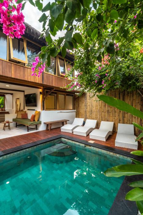 Villa Tiga - Spacious 3BR villa in central Gili Air perfect for families & groups