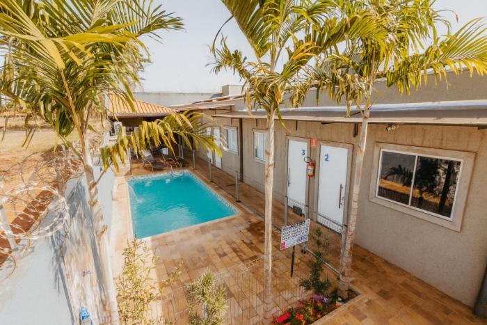 OLÍMPIA APARTS POUSADA apartamentos com cozinha e banheiro privativo PISCINA AQUECIDA