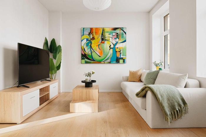 DINBNB Apartment l 200m to Torgallmenningen l High-End Bergen Stay l Steps from Center