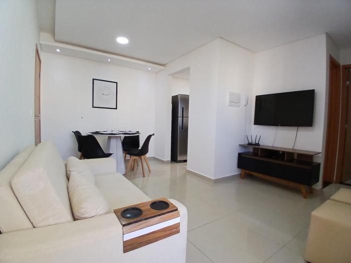 Apartamento em condomínio resort no litoral sul