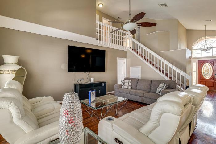 Family Oasis w Game Room & Pool in Davenport!