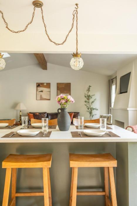 Downtown Bentonville The Cozy Switchback Entire Home with Biking and Trails Steps Away Including Hot Tub and Firepit