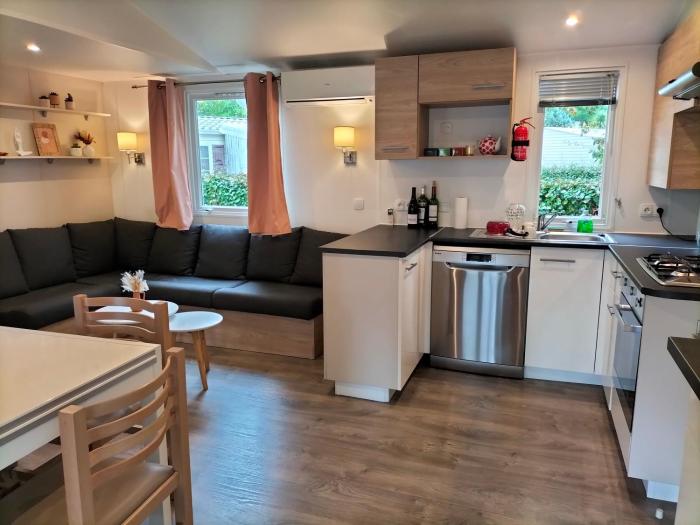 Mobil-home haut standing - Séjour idéal entre Lac & Océan !