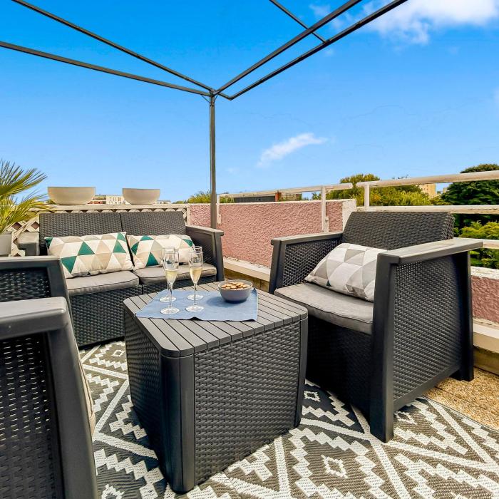 Proche Paris et Disneyland T2 calme avec Terrasse