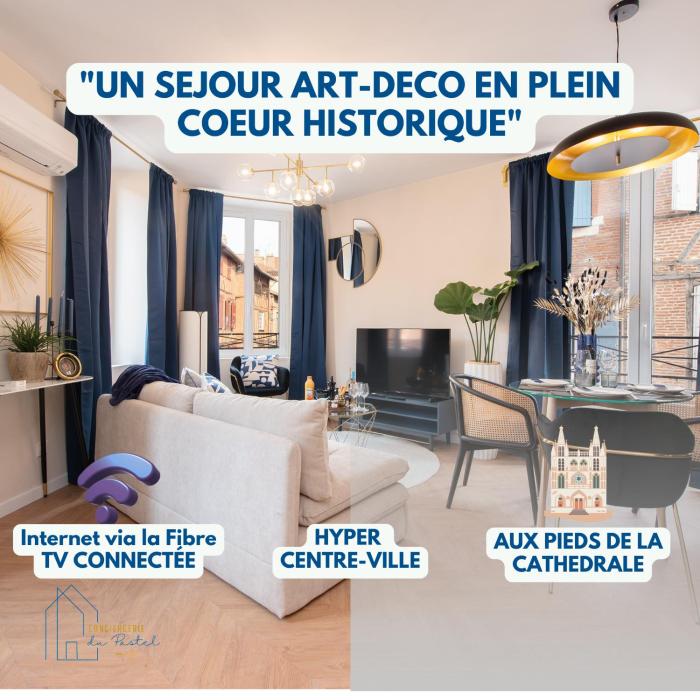 AU XV Sainte Cécile T2 Art Déco