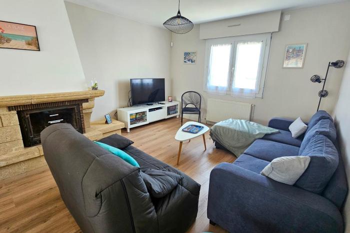 Grande Maison avec Jardin Parking proche de la Plage