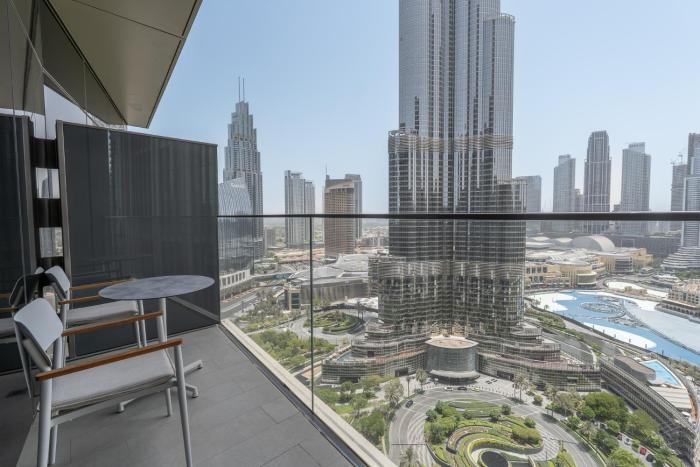 Shukr شكر - Luxury 3BR with Panoramic Burj Khalifa & Fountain Views - Address Residence Dubai Opera - 2 Min Walk to Dubai Mall