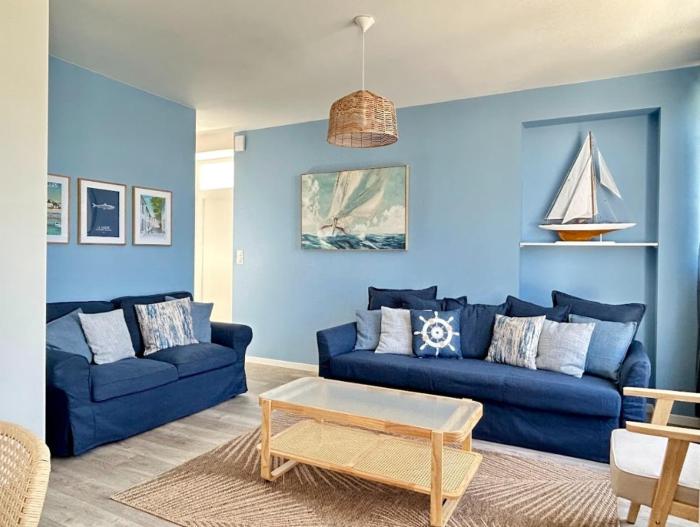 Les Mouettes 1, agréable villa 5 personnes, 2 chambres, à 5 minutes de la Grande plage