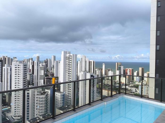 Flat de 1 qto de alto padrão em Boa Viagem