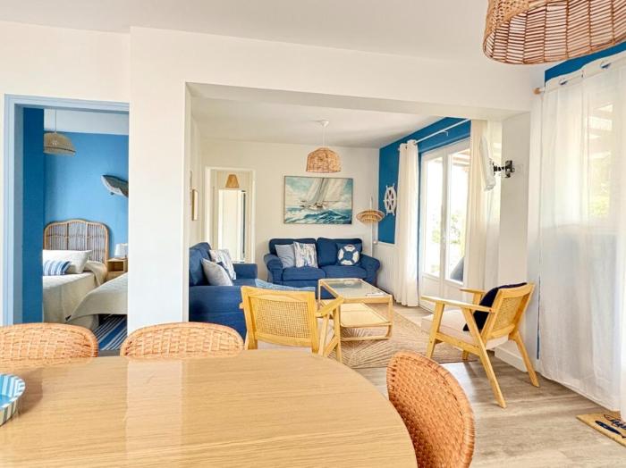 Les Mouettes 2, agréable villa 6 personnes, 4 chambres, à 5 minutes de la Grande plage