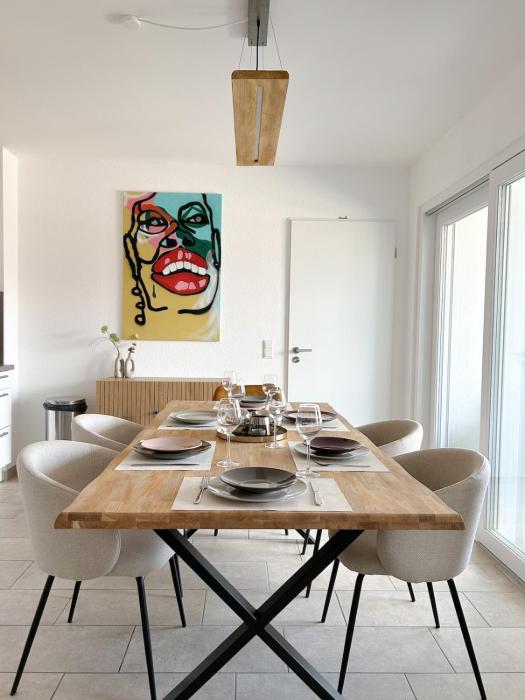 Ferienwohnung in Ahaus für 6 Gäste mit 2 Bädern und Loggia