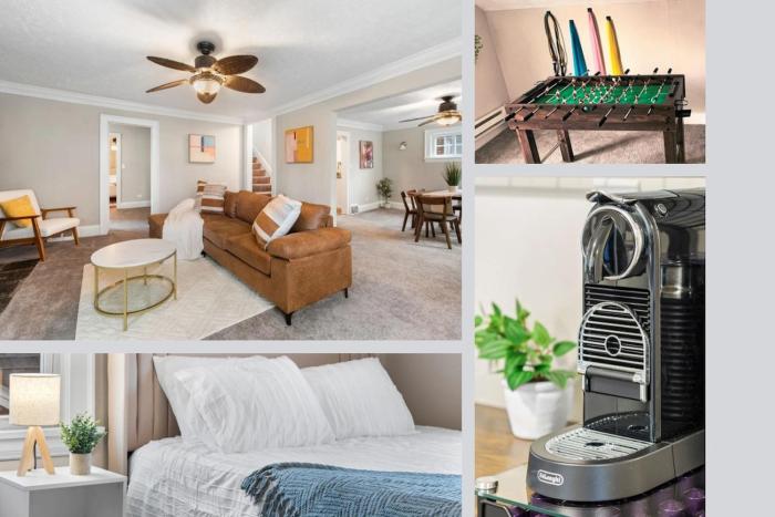 Spacious Home Near Hospitals with Office & Game Room