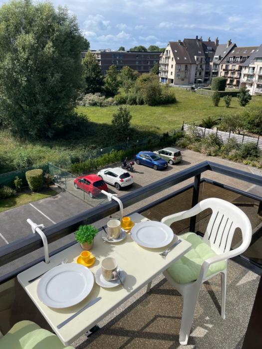 Studio White Chateau met parking en zonnig balkon
