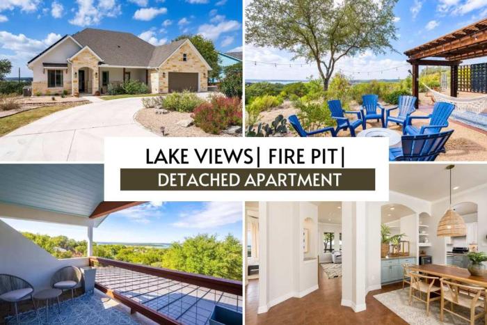 Lake Views Fire Pit Detached Apartment