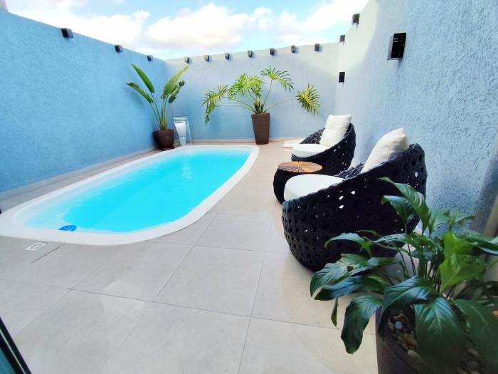 Jk Beach House Praia de Leste- Piscina e Ar condicionado