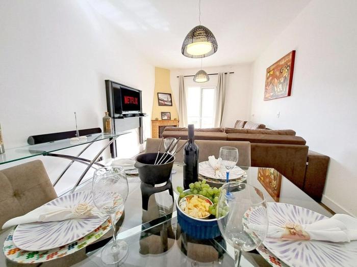 Apto Charmoso com Lareira Wifi