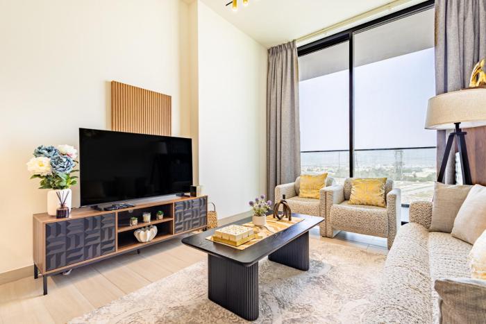 Luxury 1BR in Binghatti Onyx JVC with Pool, Gym & Balcony