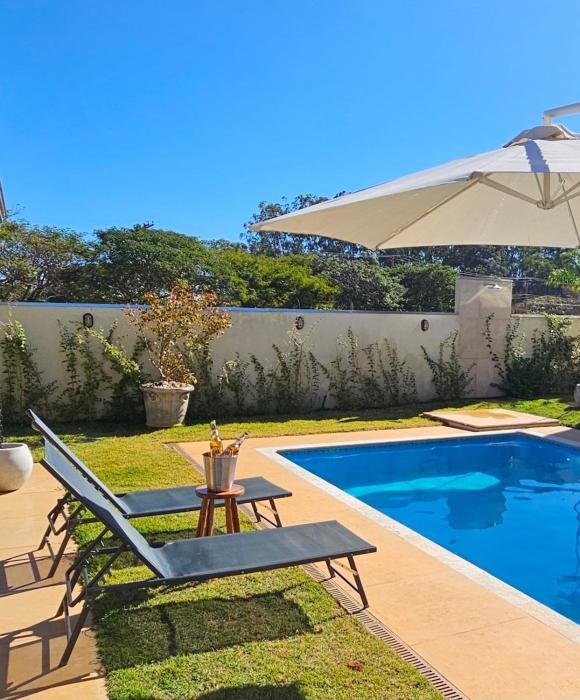 Piscina Aquecida Casa no Thermas de Sta Bárbara