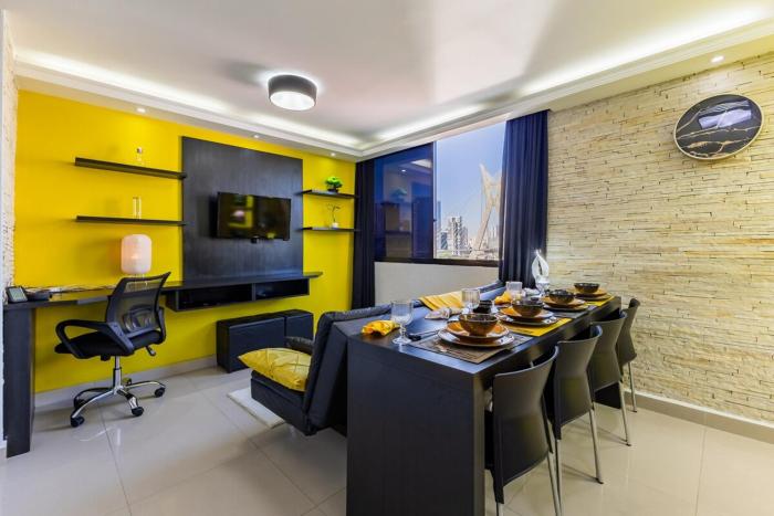 Moderno Flat Triplex - Vista para a Ponte Estaiada