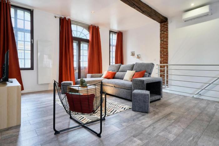 T3 Loft moderne grande terrasse Douai centre