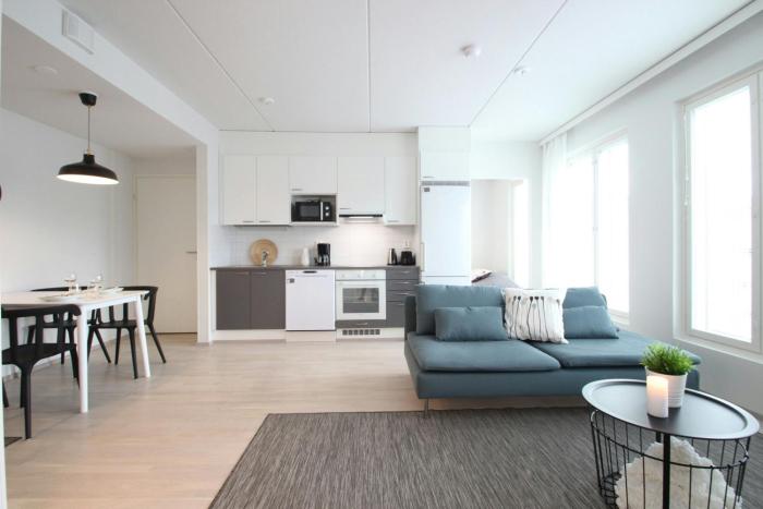 Central Apartment for 4 with Sauna in Downtown