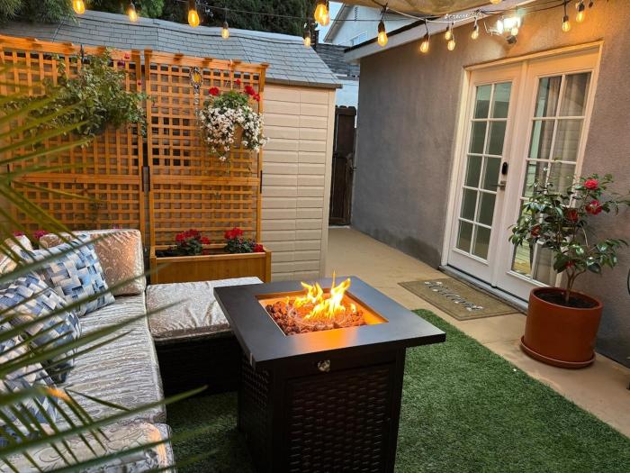 Modern Studio with Private Patio