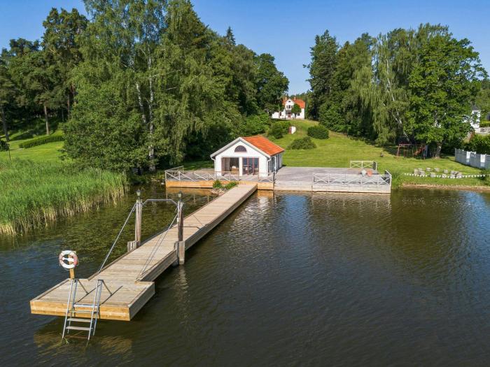 Manor House With Lake House Near Stockholm