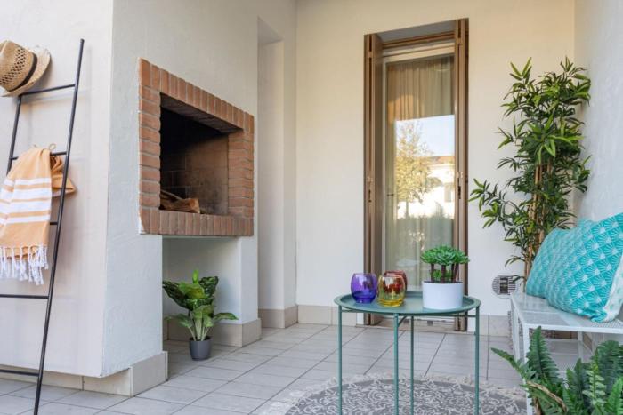 Tastefully furnished flat with solarium