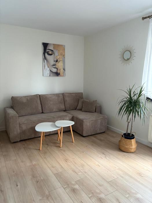 Przestronny apartament w Lubawie z dwoma pokojami i świetnym wyposażeniem