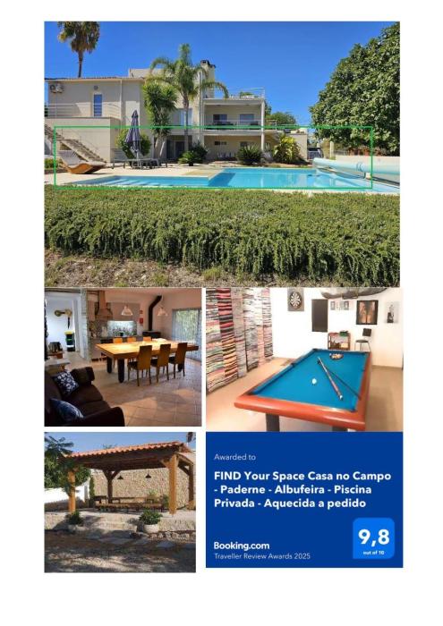 FIND Your Space Casa no Campo - Paderne - Albufeira - Piscina Privada - Aquecida a pedido