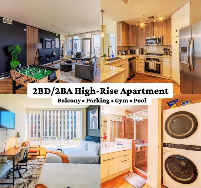 High-Rise Haven in the City Pool & Gym Included