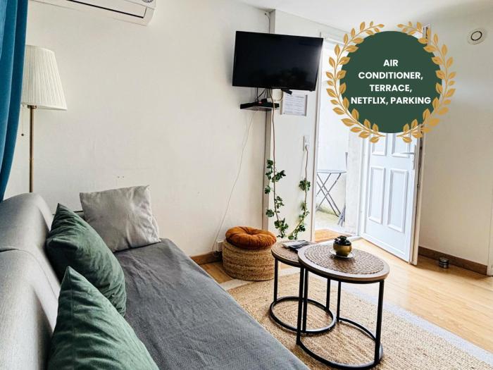 Appartement climatisé avec terrasse - Goupama Stadium, Eurexpo, LDLC Arena, La Soie