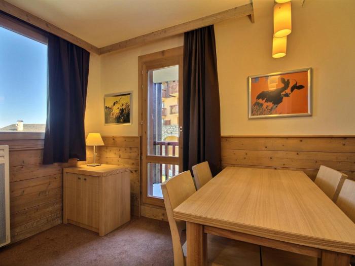 Studio-cabine pour 4 à Belle Plagne avec balcon - FR-1-455-182