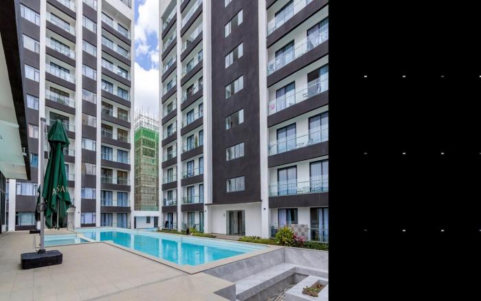 Modern 1BR in Syokimau Pool, Gym Near JKIA & SGR