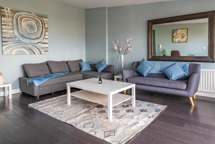 Penthouse Near City Hall with Balcony and Chic Duplex