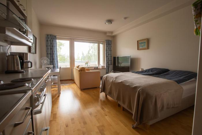 Lil Haven Cozy Studio with Sauna, Glassed Balcony and Free Parking