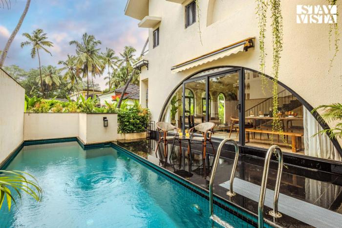 StayVista at Casa Lumina with Pool & Lawn