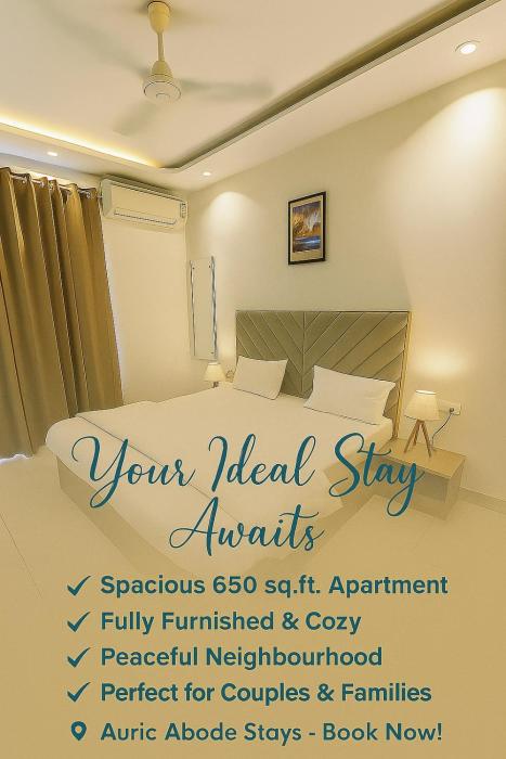 Auric Abode - luxe Studio Near CyberHub Prime Golf Course Road Stay