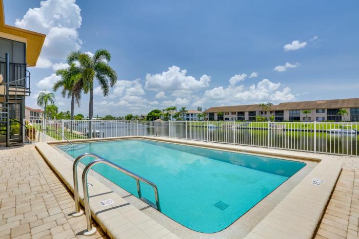 Covered Lanai and Waterfront View Cape Coral Condo