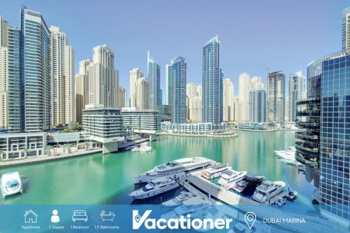 Vacationer Holiday Homes l Bright 1 Bedroom l Marina Promenade