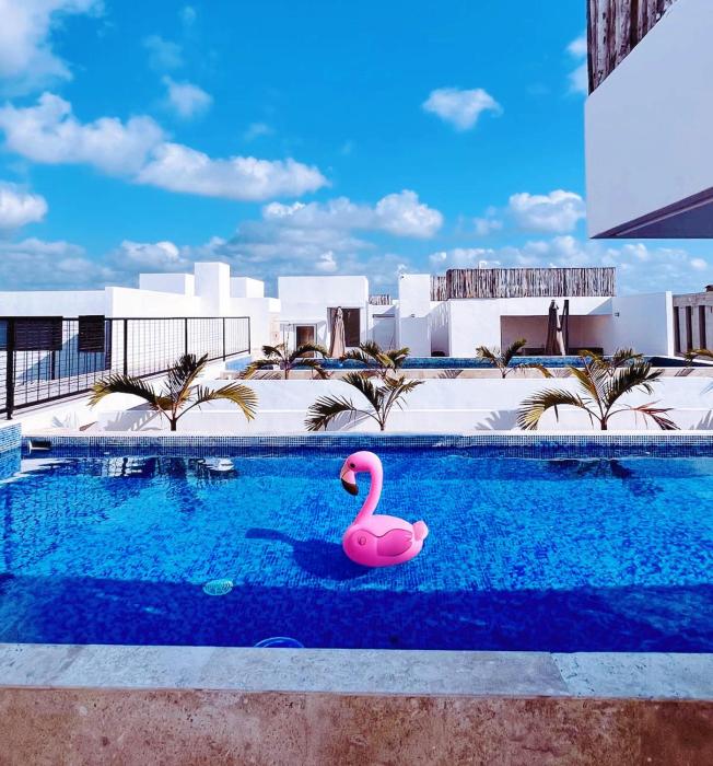 2BD with private Balcony & Jacuzzi Aldea Zama View