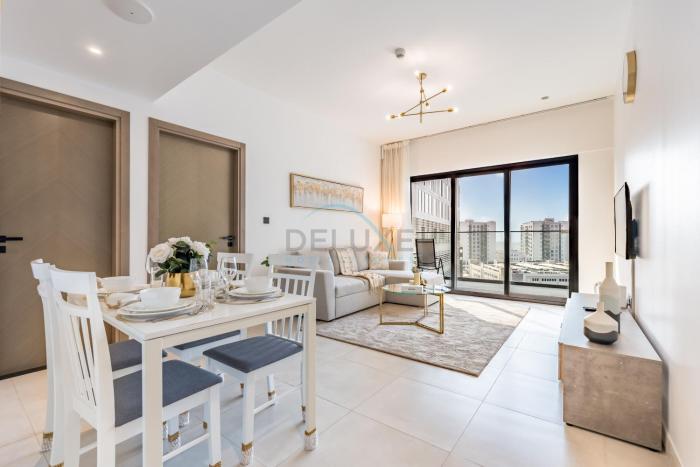 Trendy 1BR with a Glimpse of Burj Khalifa, Near Zabeel Stadium, Minutes Drive to Dubai Frame, Binghatti Creek, Al Jaddaf by Deluxe Holiday Homes